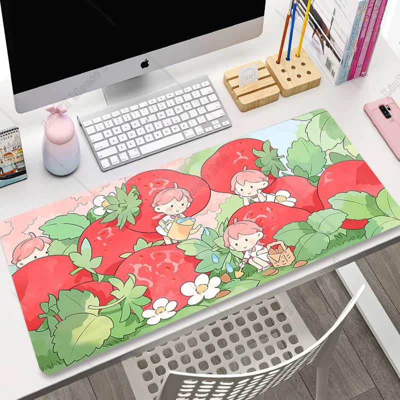 Custom Mouse Pad Kawaii Girls Desk Mat Xxl Mousepad 90x40 cm Office Accessories Setup Gaming Extended Mausepad for Home Gifts