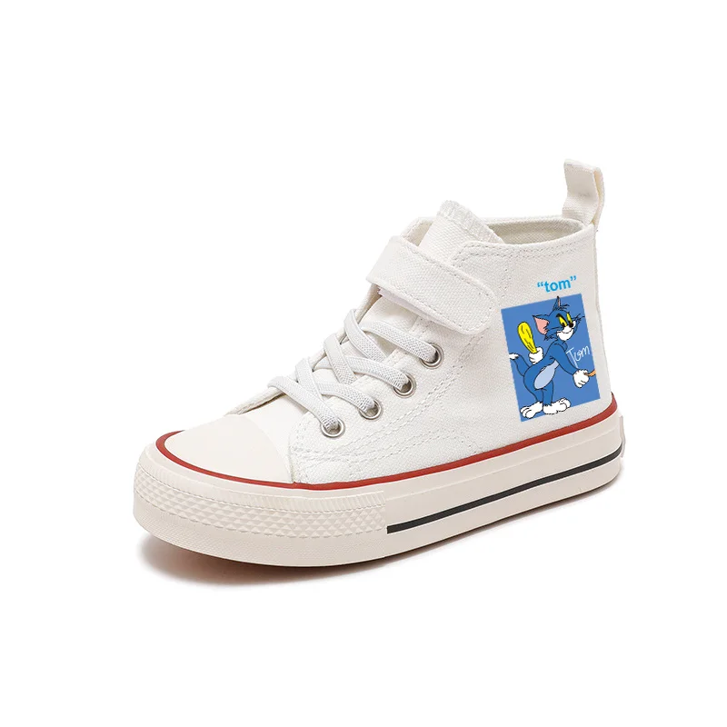 Fashion Tom and Jerry Girl Kid Boys Kid Canvas Shoes Casual Cartoon Sport comfort Shoes Children Print Boys Tennis Shoes 1056