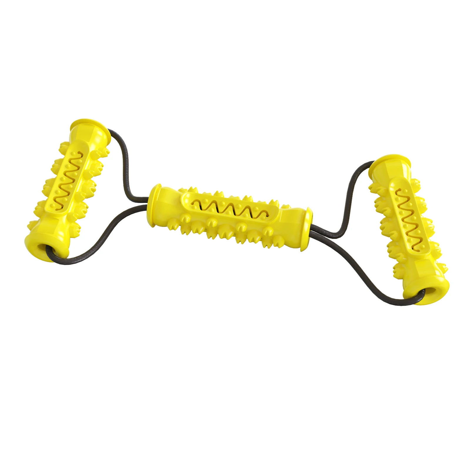 

Customized Wholesale Pet Dog Tooth Grinding Stick Dog Toy Three Connection Sets for Chewing Made of TPR and Nylon