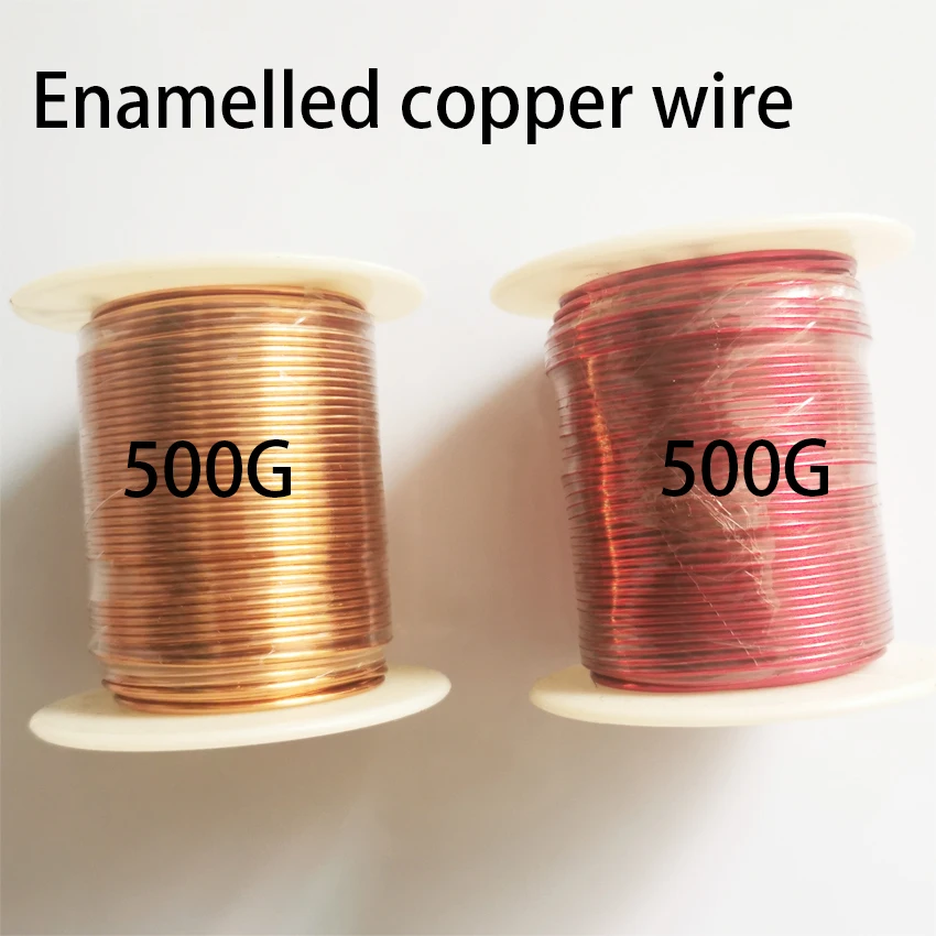 500g Enameled Copper Winding Wire 0.06-0.15mm Cable Magnet Wire Enameled Copper Winding Wire