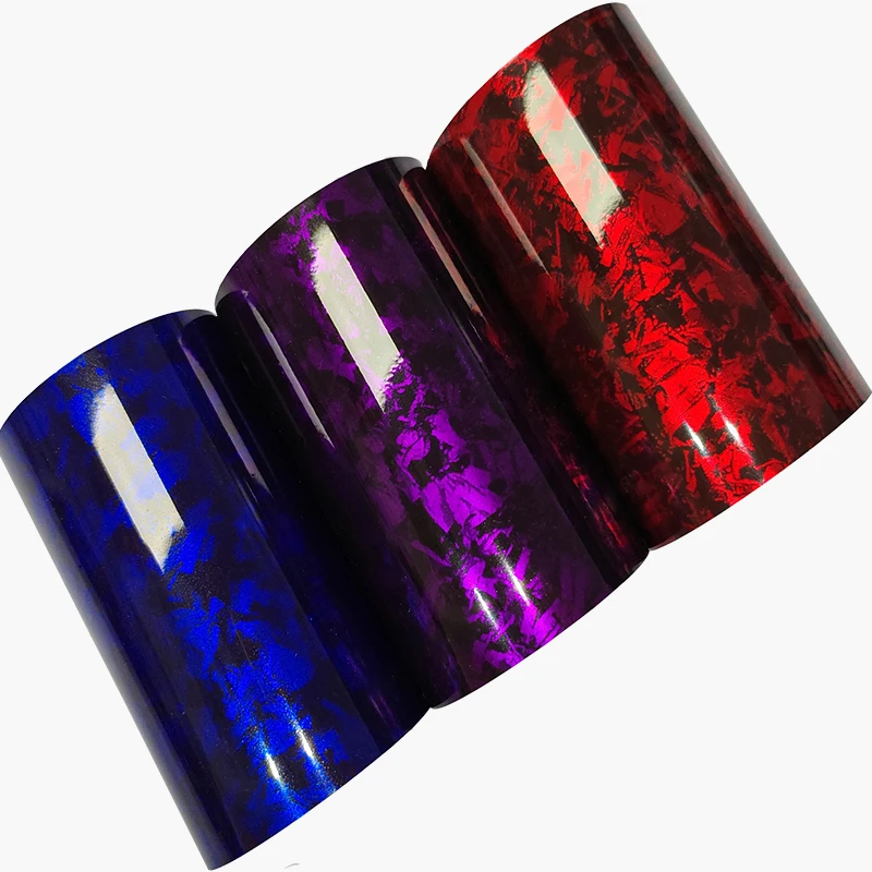 Wholesale Carbon Fiber Gloss Series PET Vinyl Car Film Vehicle Wraps Color-Changing for Body Position