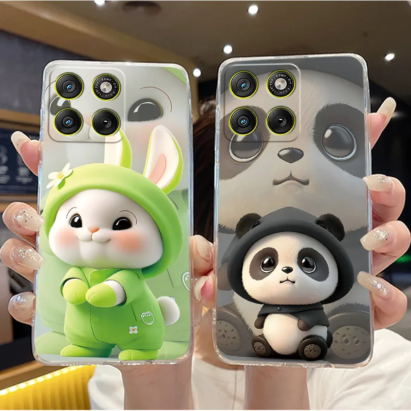 

2026 новый дизайн чехол для телефона Motorola Edge 70 прозрачный мягкий чехол Lucky стильный силиконовый противоударный чехол Dragon King