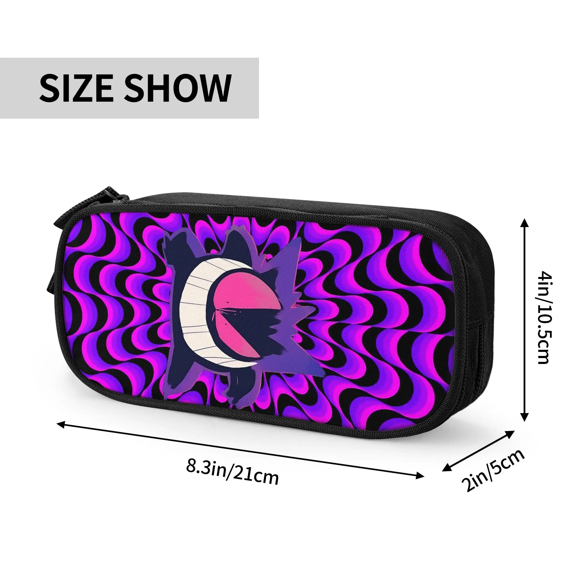 Custom Pokemon Halloween Gengar Large Capacity Bags for Child  Handheld Study Bag for Boys Gilrs Kids