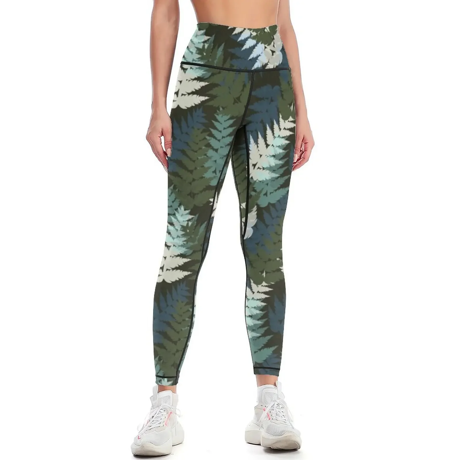 

Silver Fern Leggings legging push up Female legging pants Womens Leggings
