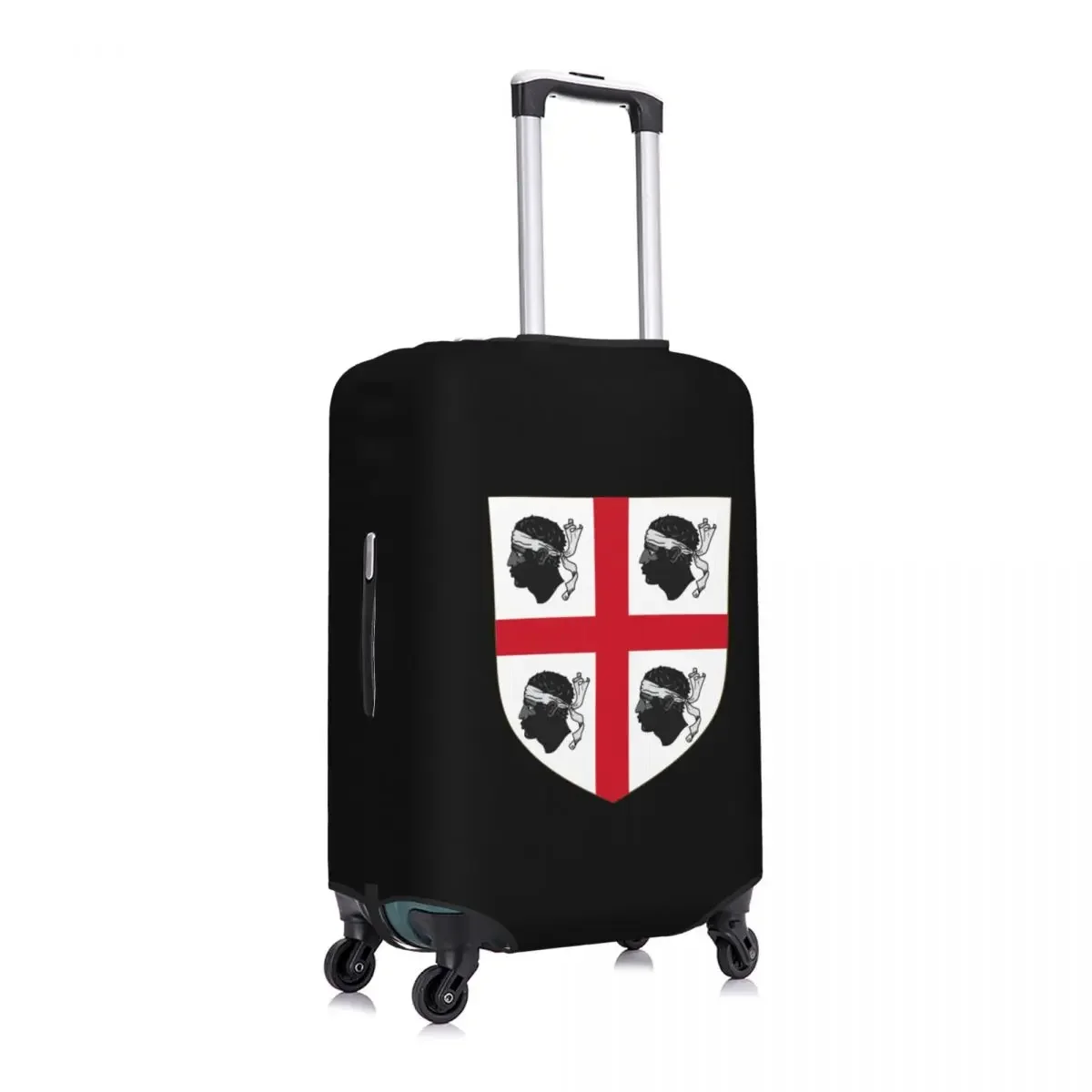 Custom Coat Of Arms Of Kingdom Of Sardinia Flag Suitcase Cover Dust Proof Luggage Protective Covers for 18-32 inch