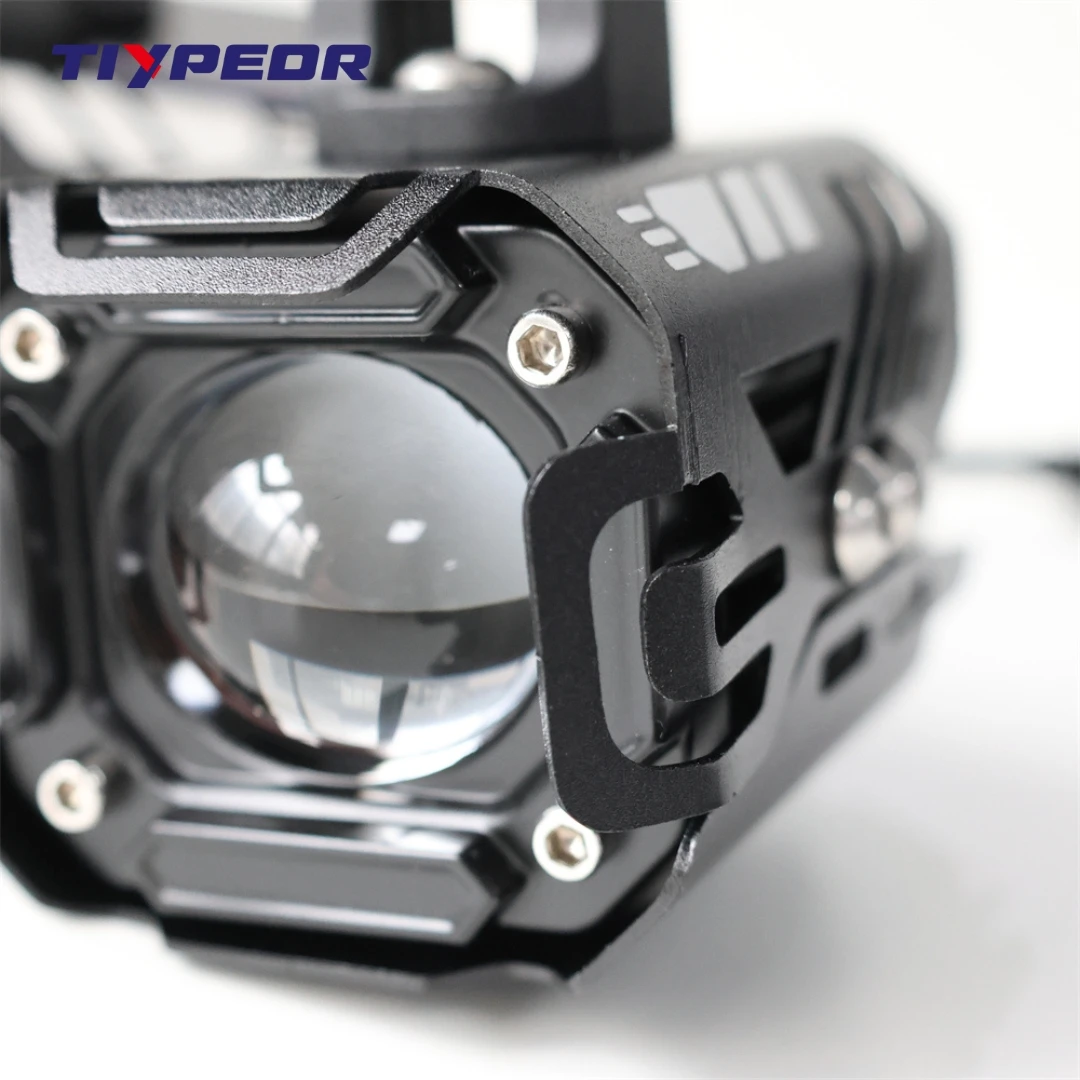 TIYPEOR Aluminum alloy motorcycle headlamp Original waterfowl lamp 15W power white light Best Selling LED flashing light