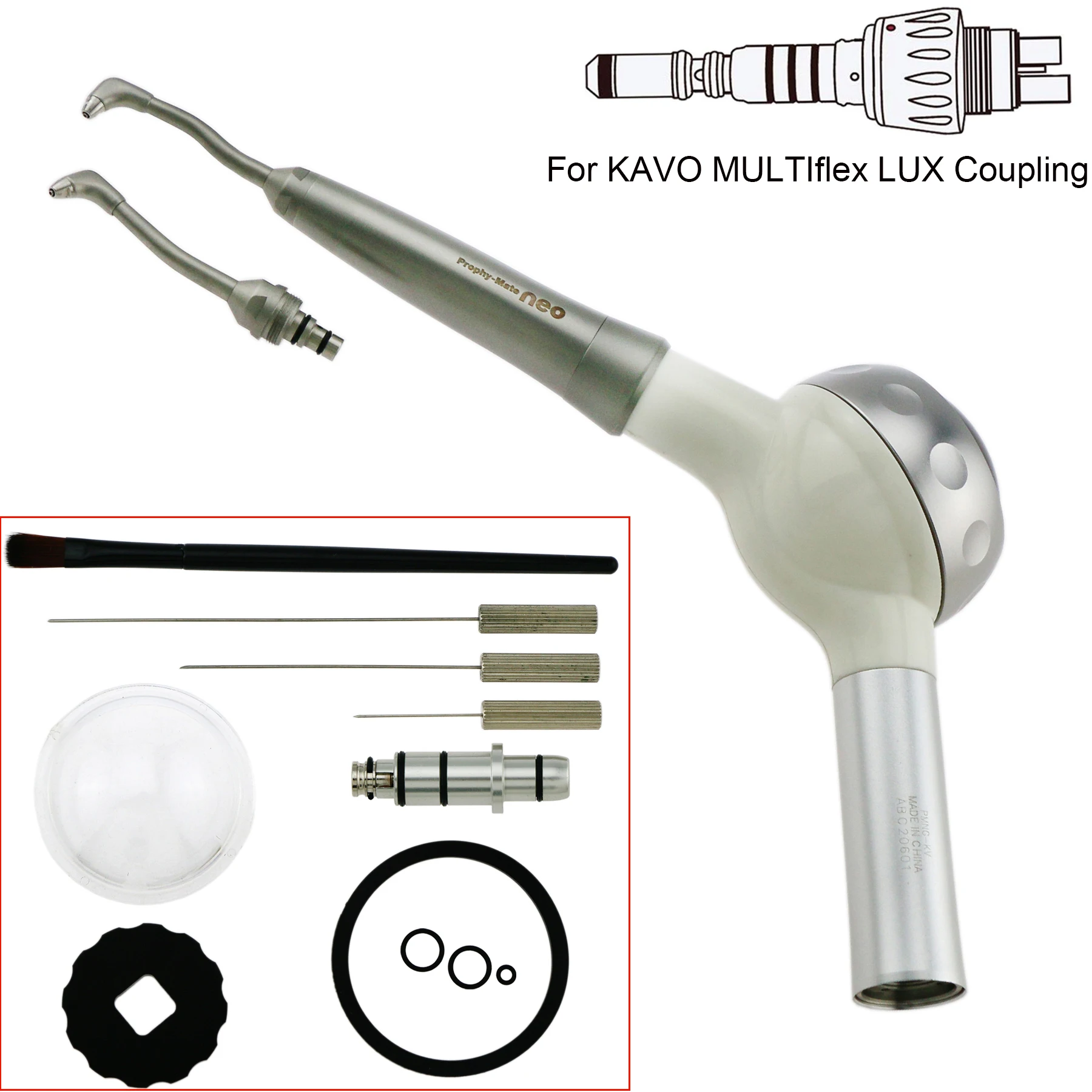 NEO Dental Hygiene Air Jet Polisher Prophy Mate Tooth Polishing System 2/4 Holes Fit KaVo Multiflex NSK Phatelus Coupling