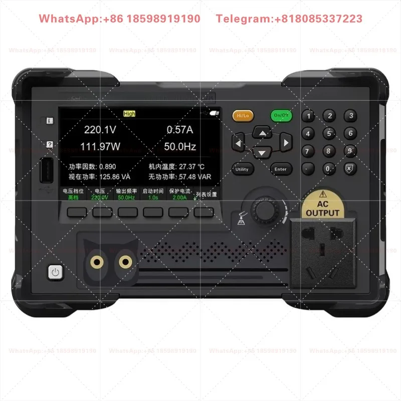 HAP11L Programmable Variable Frequency Power Supply 500VA 5KVA Single Phase Waveform Recording Test Equipment Accessory