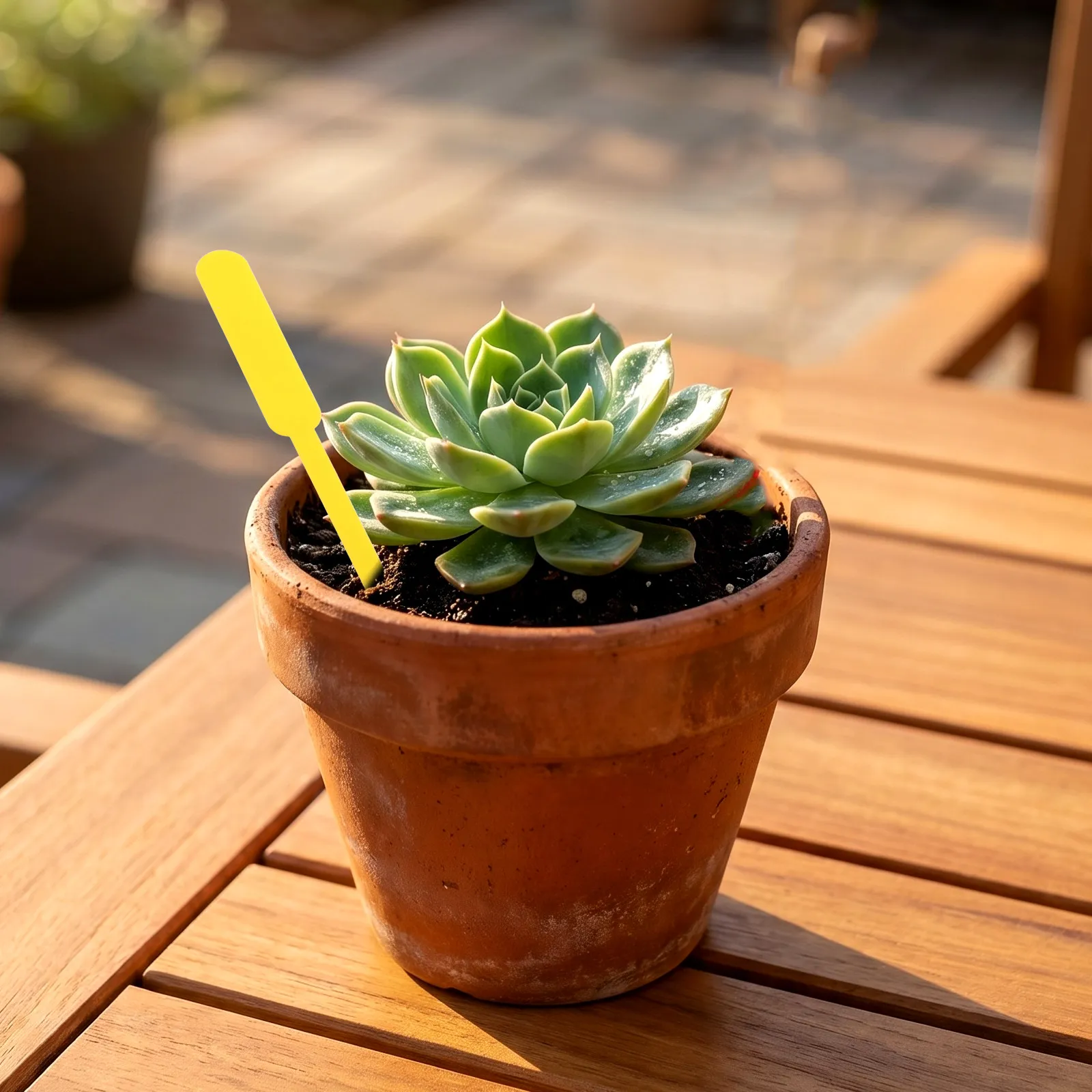 Plastic Plant Labels Yellow Outdoor Waterproof Garden Marker Nursery Seed Plant Tag Blank Identification Label