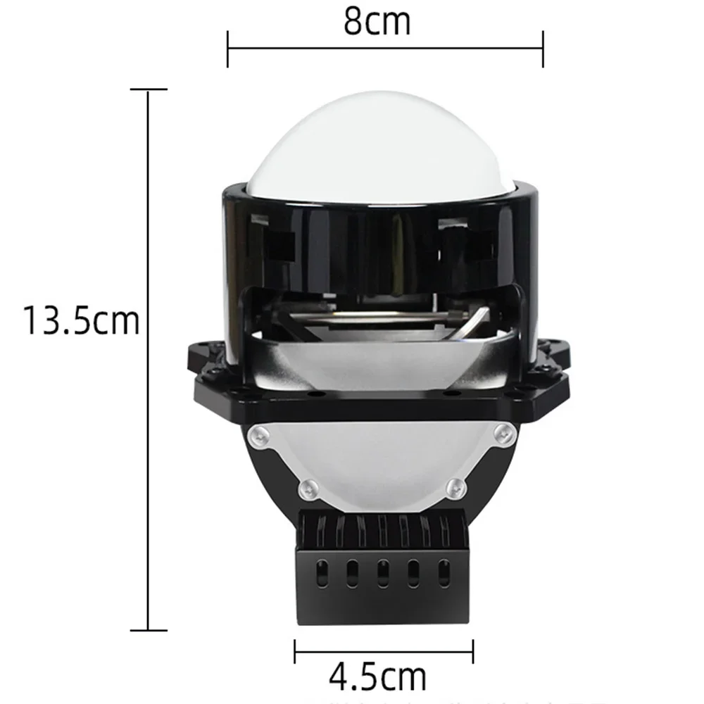 Universal Automobile Vehicle Spotlight | Bi-LED Bifocal Laser Projector Lens | 16800lm 3570 Chips