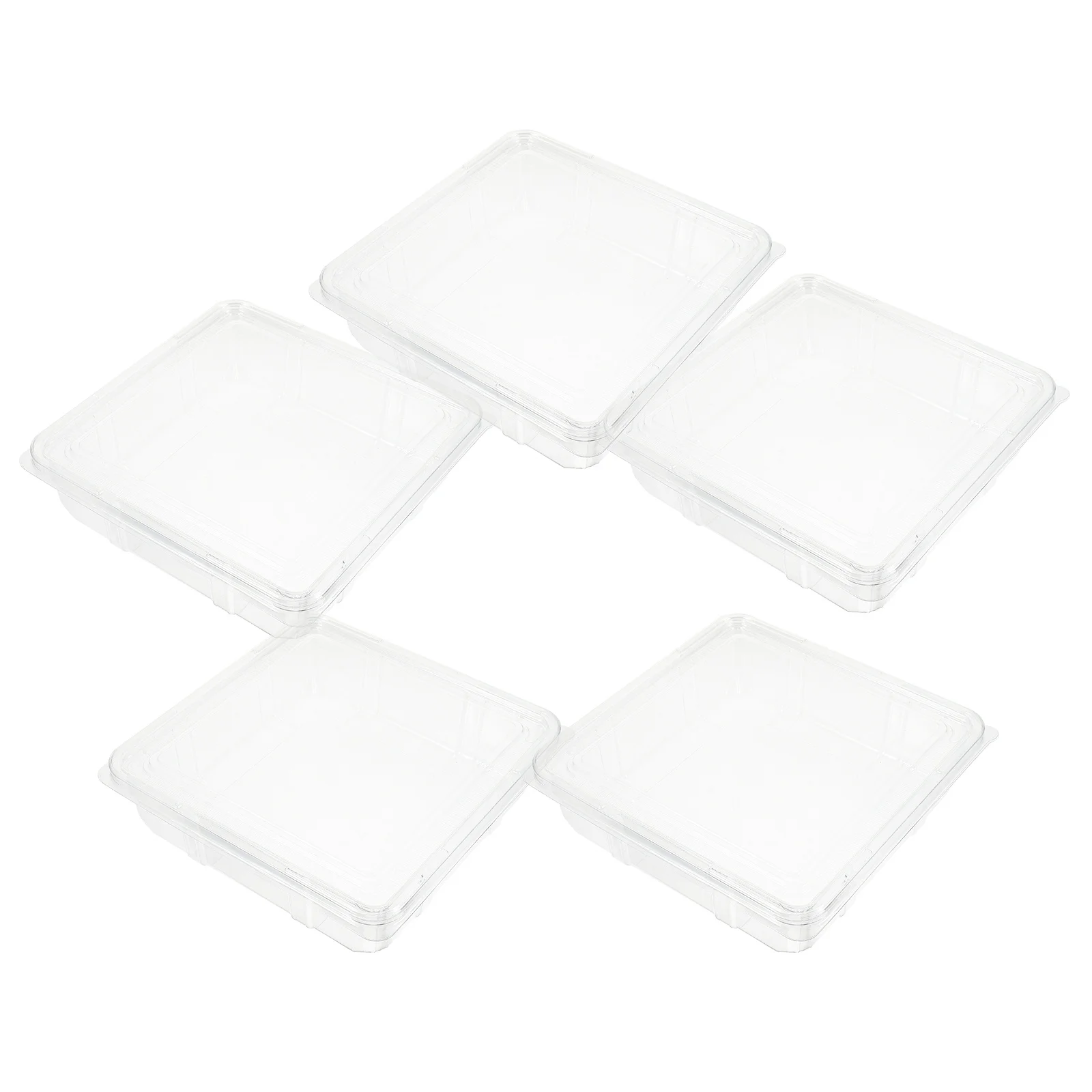 

5Pcs Knitted Hat Carrier Case Portable Storage Box Round Travel Hat Organizer for Woolen Baseball Hats Round Box