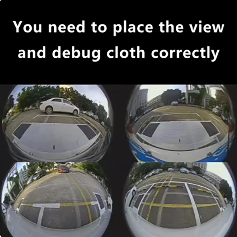 Kain kalibrasi penyelesaian otomatis untuk mobil 360 ° kain debug sistem gambar panorama 2D 3D kain kalibrasi koreksi