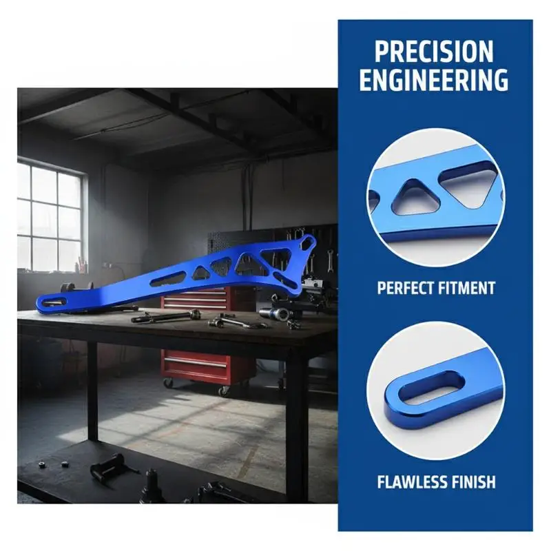 Motorcycle Exhaust Hanger Bracket for Y15 LC135 Aluminum Alloy Support Holder Corrosion Resistant for Custom Builds