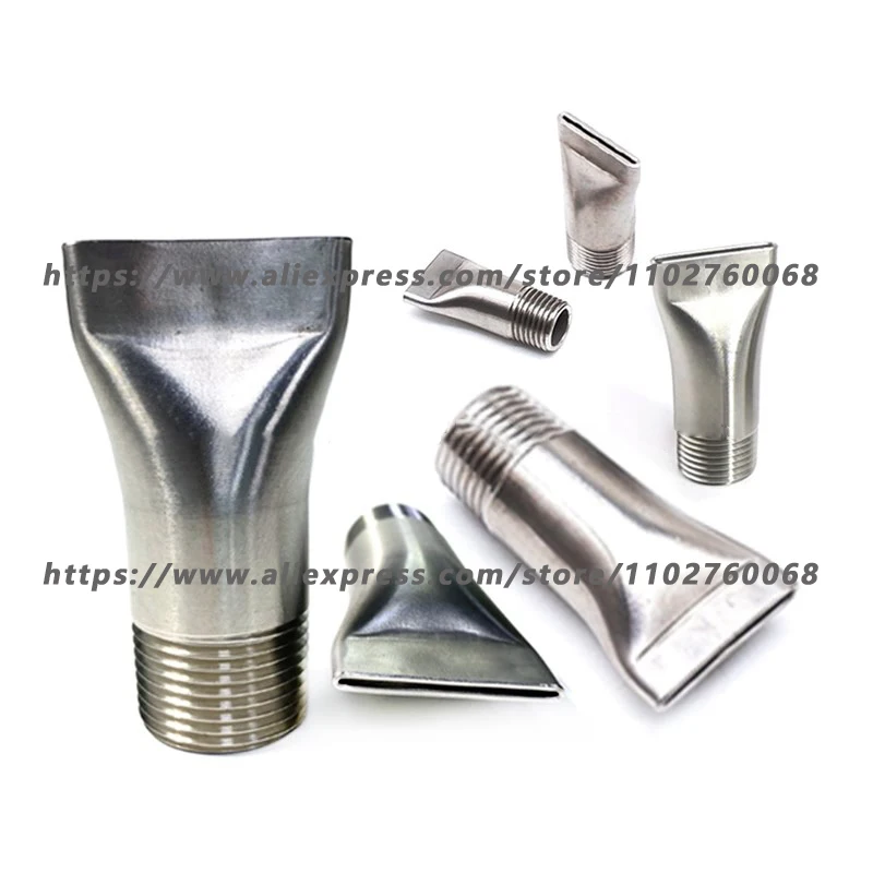 Duckbill Wind Jet Air Nozzle SS304 Air Washer Nozzle Duck Mouth Blowing Wind Nozzle garten Duck bill Flat Type Air Knife Nozzle