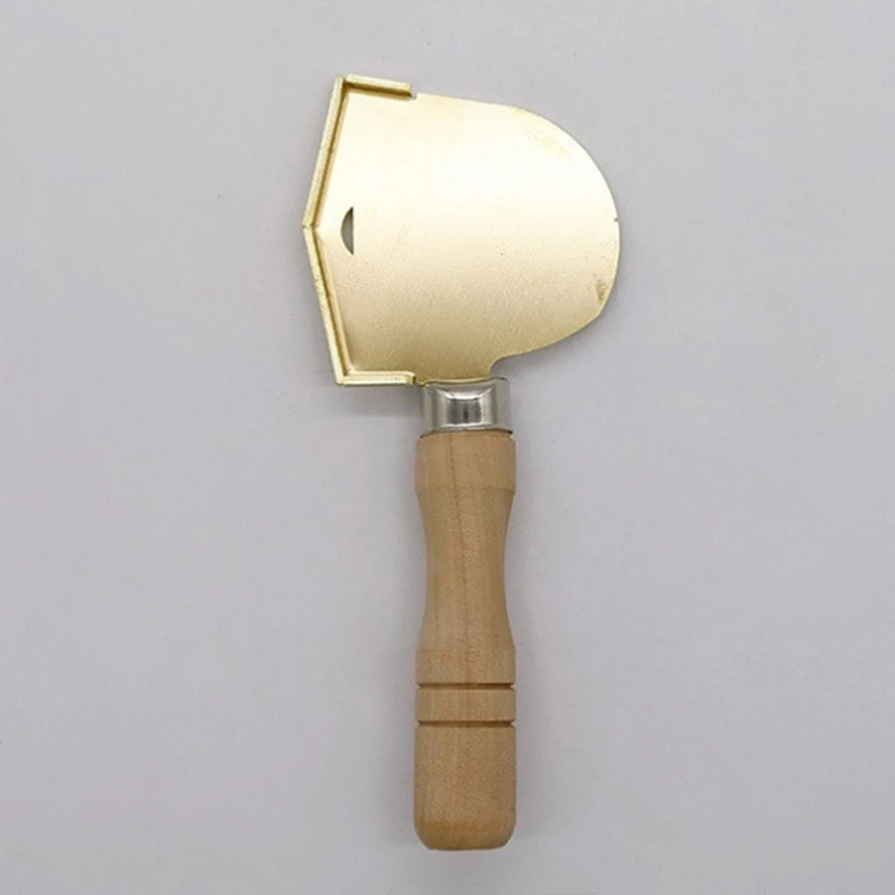 

1pc Dental Lab Technician Wax Spade Shovel Easy Operation Rustproof With Wooden Handle for Teeth Restoration