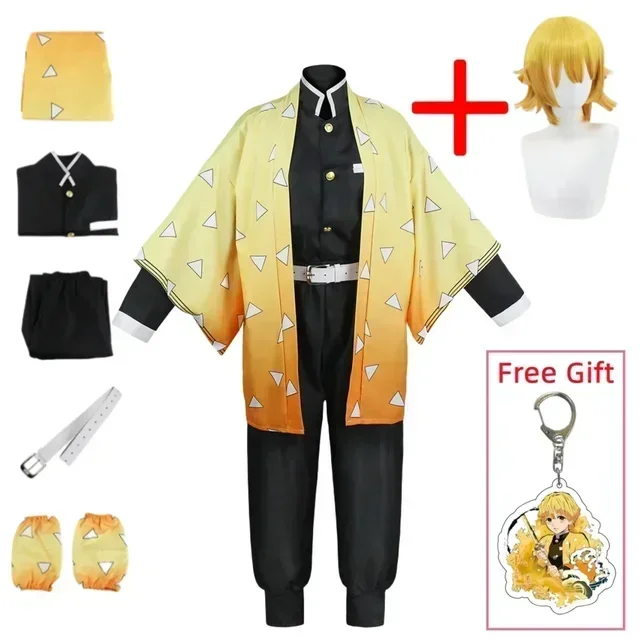 

Cosplay Kostuum Kimono Halloween Kleding Party Uniform Pruik Vrouwen Kids