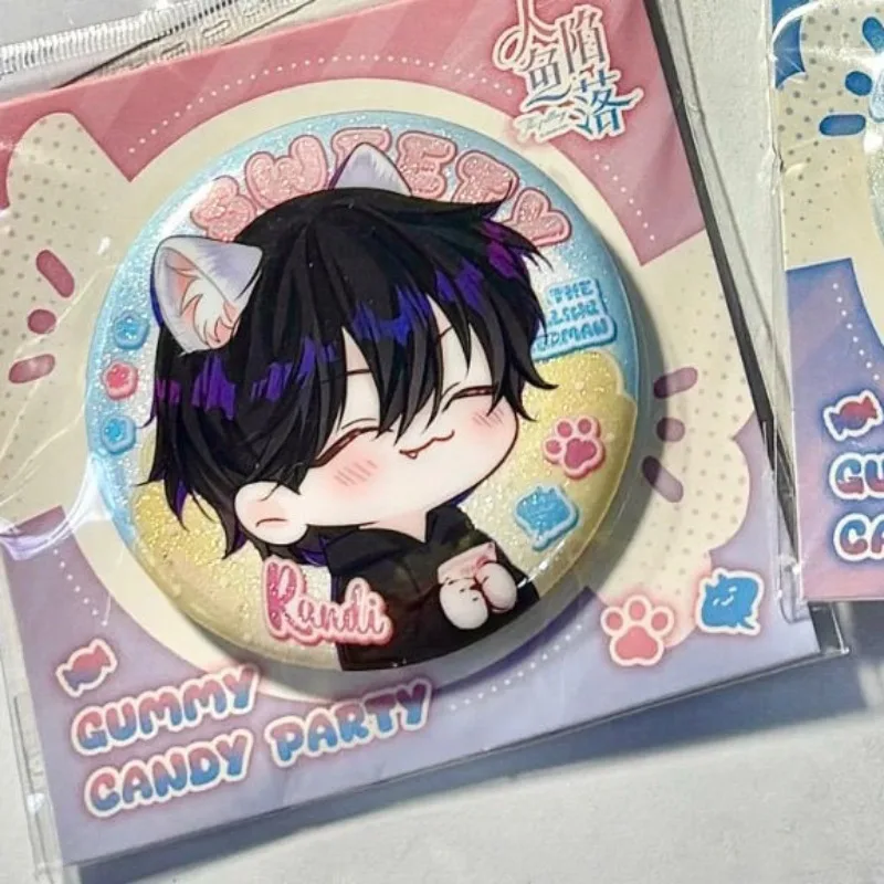 BL Novel The Falling Merman‌‌ Peripheral Q Version Rimbaud Bai Chunian Gummy Party Badge Fans Gift Collection Bag Accessories