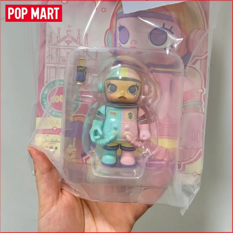 Figura Coleccionable Original POP MART MEGA SPACE MOLLY 100% Sweetie Macau, Edición Limitada, Adorno de Escritorio, Regalo