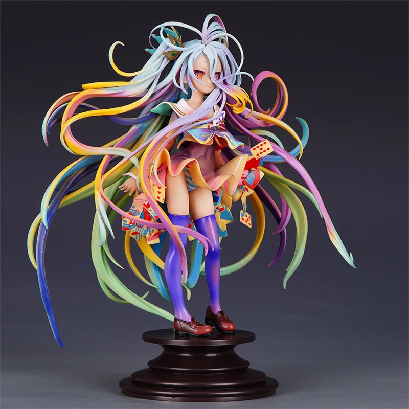 No Game No Life Figure Shiro Figure Art Works Kamiya Yuu Collection Pvc Action Figuine Anime Model Toy Gift