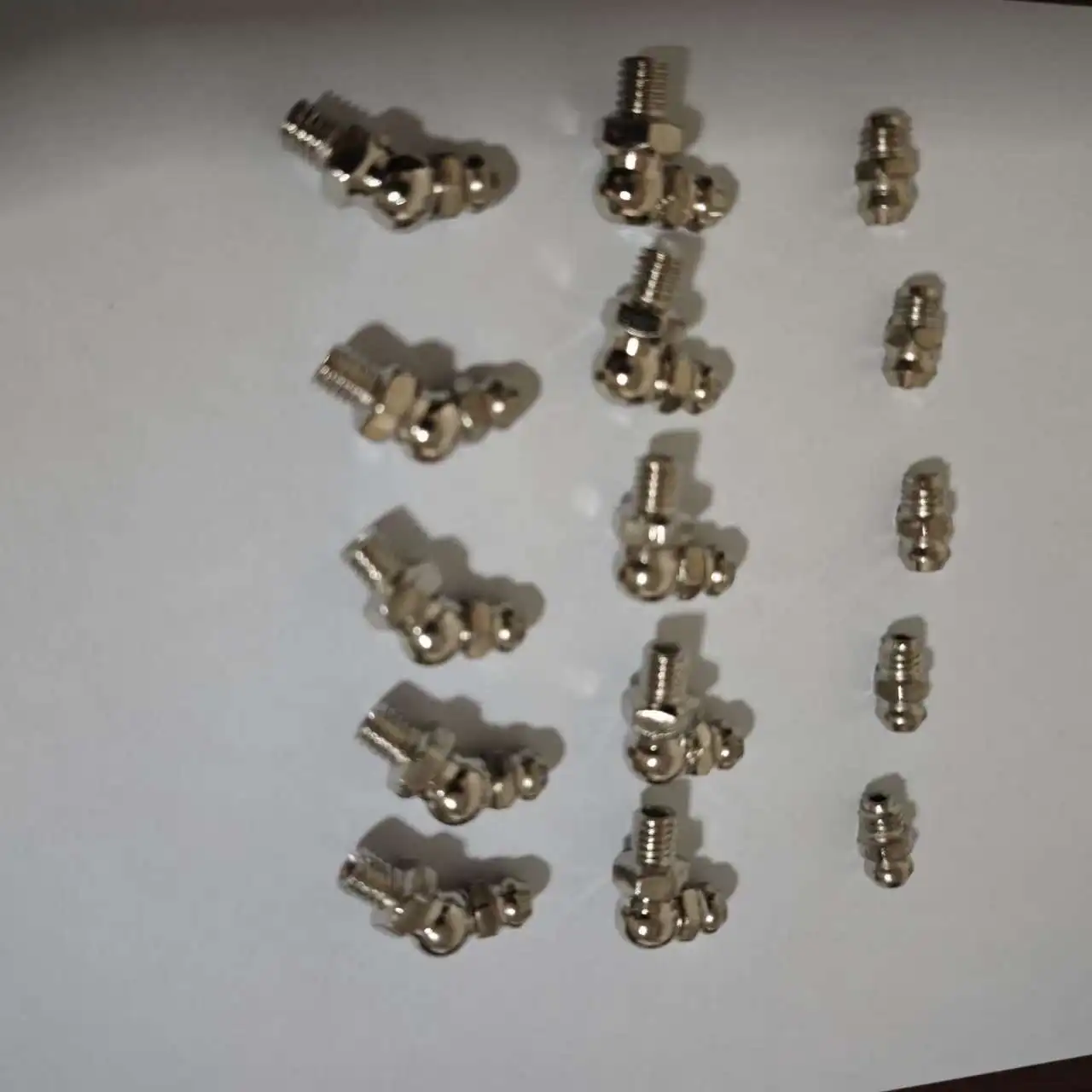 100pc Ordinary/High-quality Butter Gun Fittings M6 M8 M10 Male Thread Grease Zerk Nipple Universal Joint Grease Gun Nozzles