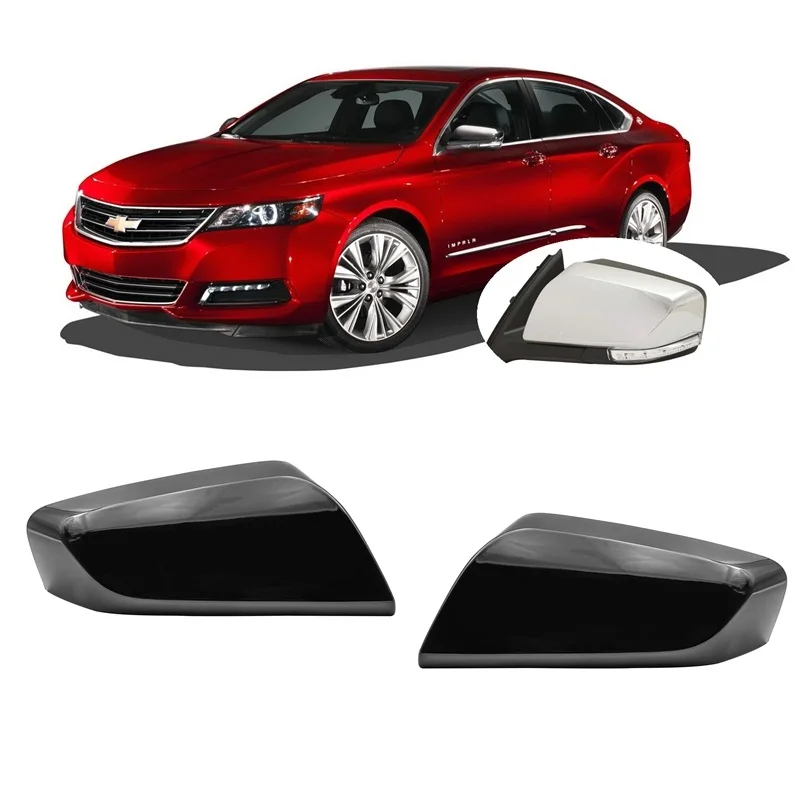 

Для Chevrolet Impala 2014 2015 2016 2017 2018 2019 2020 глянцевая черная или белая крышка бокового зеркала