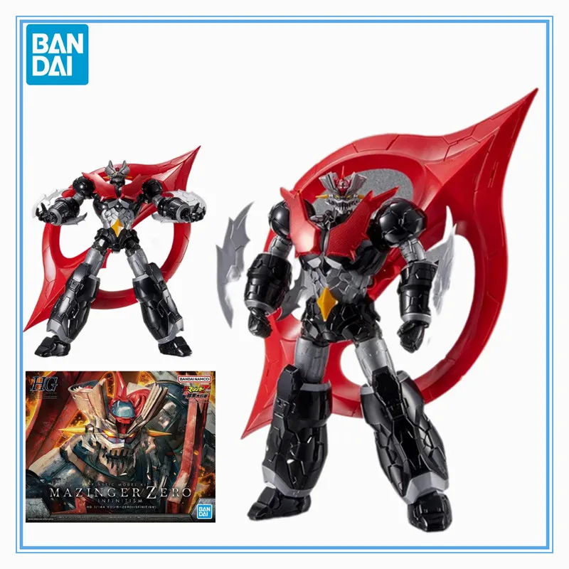 Nieuwste Originele Echte Mazinger Zero Hg 1/144 Bandai Anime Model Speelgoed Actie Figuur Geschenken Verzamelbare Ornamenten Jongens En Meisjes