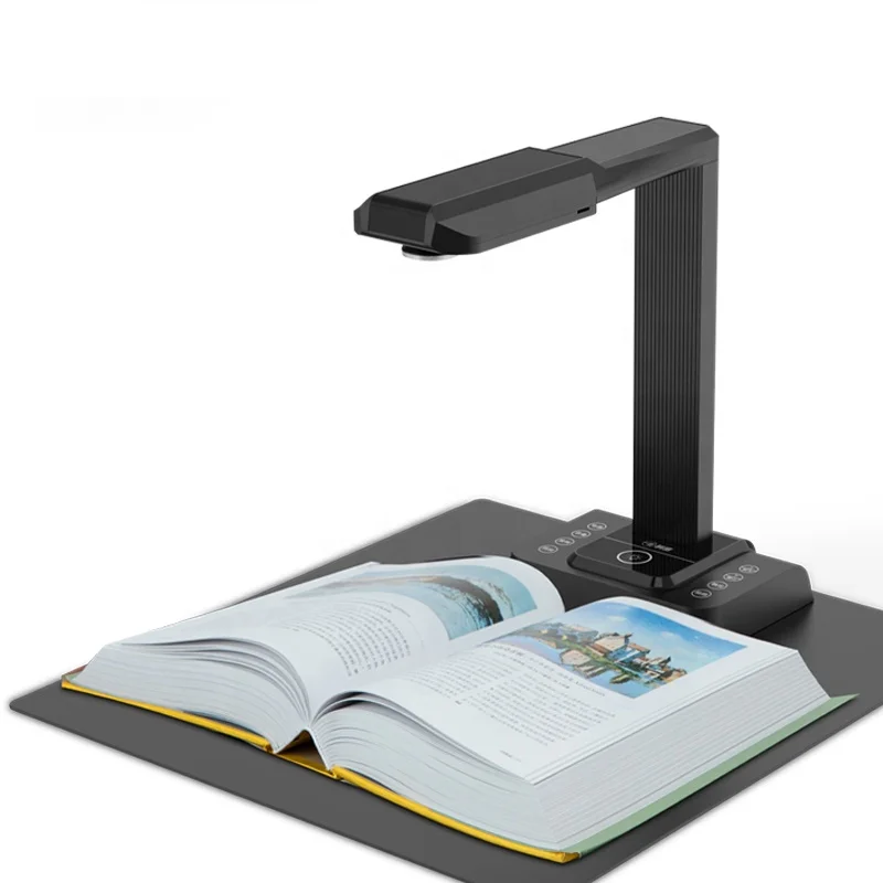 Fast A3 OCR Flatten Book Scanner 20MP Fixed Focus Portable Document Image Scanner