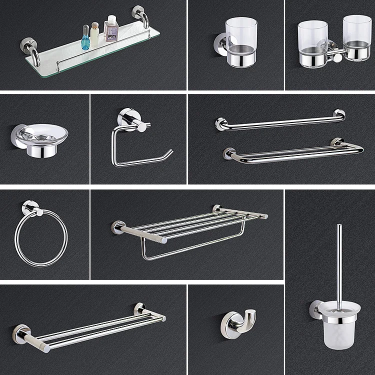 Bathroom accessories, towel rod set, towel rack, towel ring