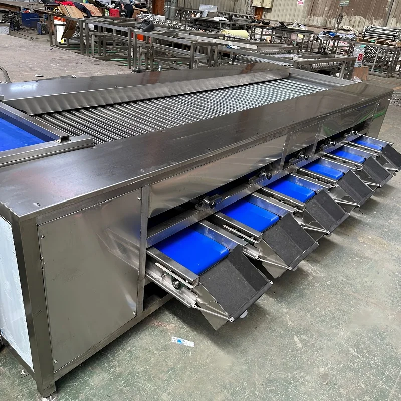 Commercial Rotary Durm Tomato Cherry Date Orange Fruits Sorting Grading Lemon Size Sorter Grader Machine Price