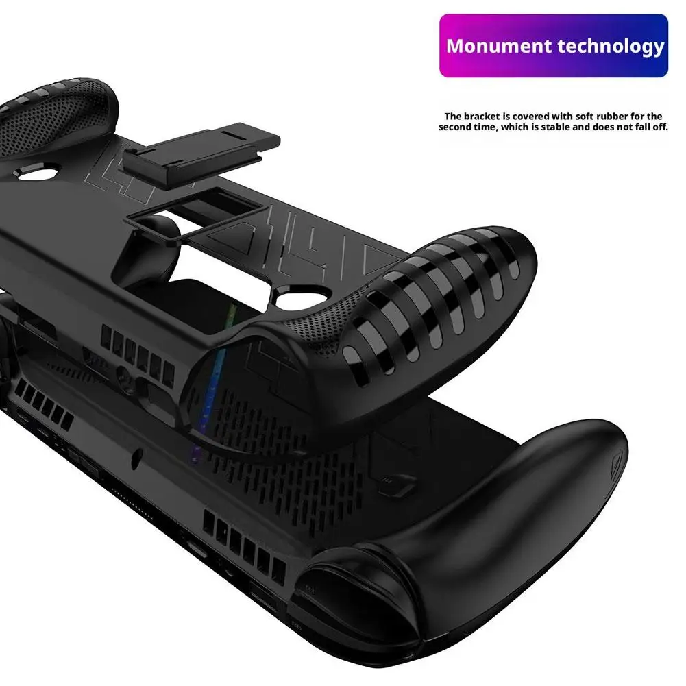 Etui ochronne TPU z podpórką na tył do ROG Ally X Handheld, antypoślizgowe, stojące, odporne na upadki.