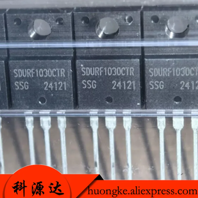 5pcs/lot SDURF1030CT SDURF1030CTR TO-220F paired tube quick recovery tube