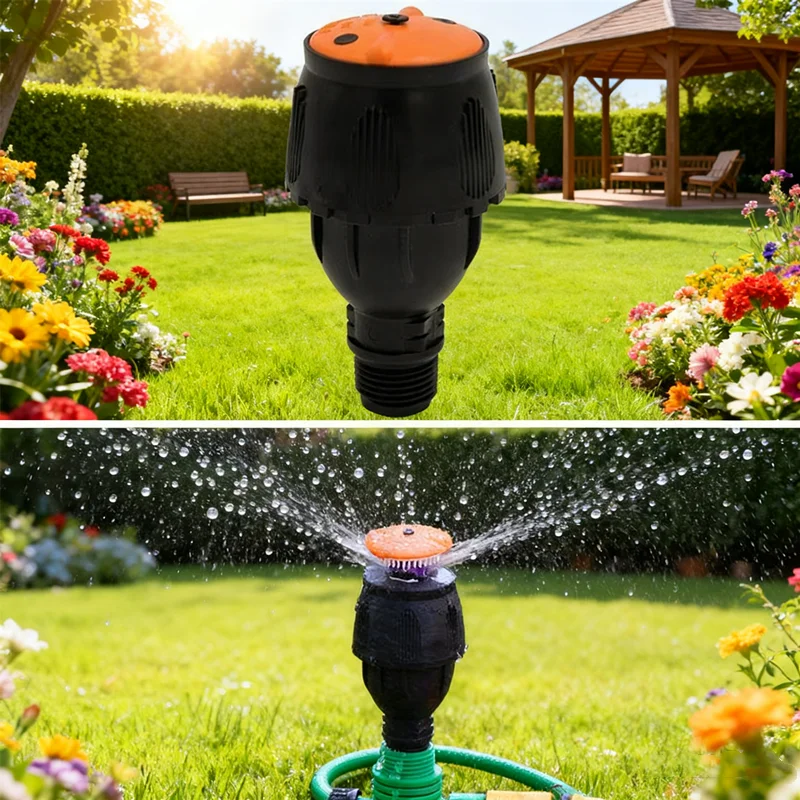 HUAHUA2025 NEW Smart Lawn Sprinkler 360°, Auto Rotating with Even Water Distribution, Water Efficient Garden Irrigation Tool