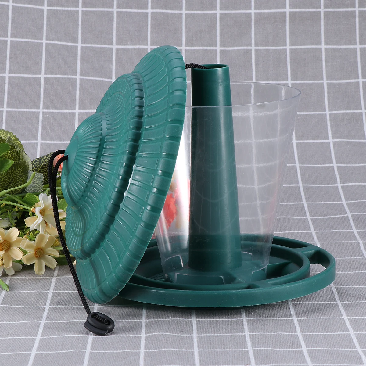 

Bird Feeder with Hanger Hanging Wild Feeders Gazebo for Outdoor Decoration Backyard Garden