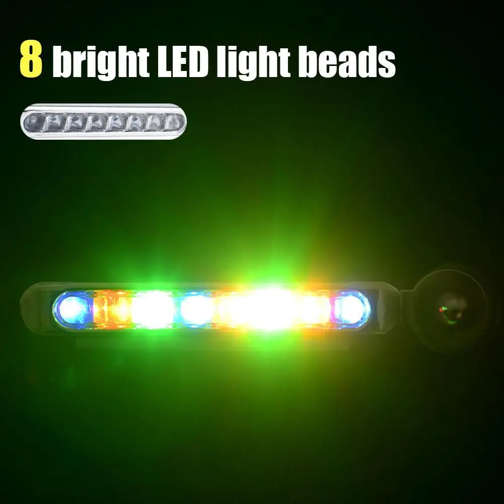 Wind Powered Car LED DayTime Running Lights Creative Auto Auxiliary Rotation Fan Lamp Automobile Day Time Headlights
