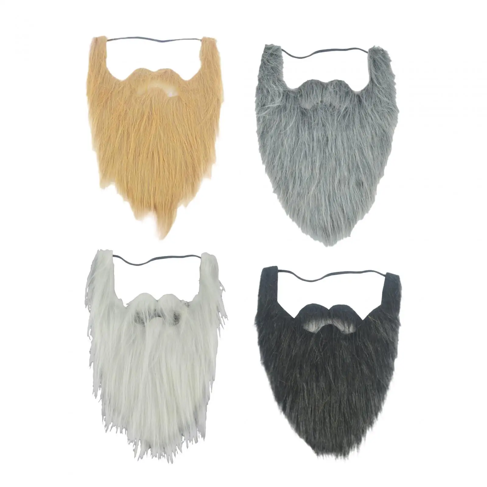 

Xmas Santa Claus Beard Props Party Decoration Stage Performance Fake Beard