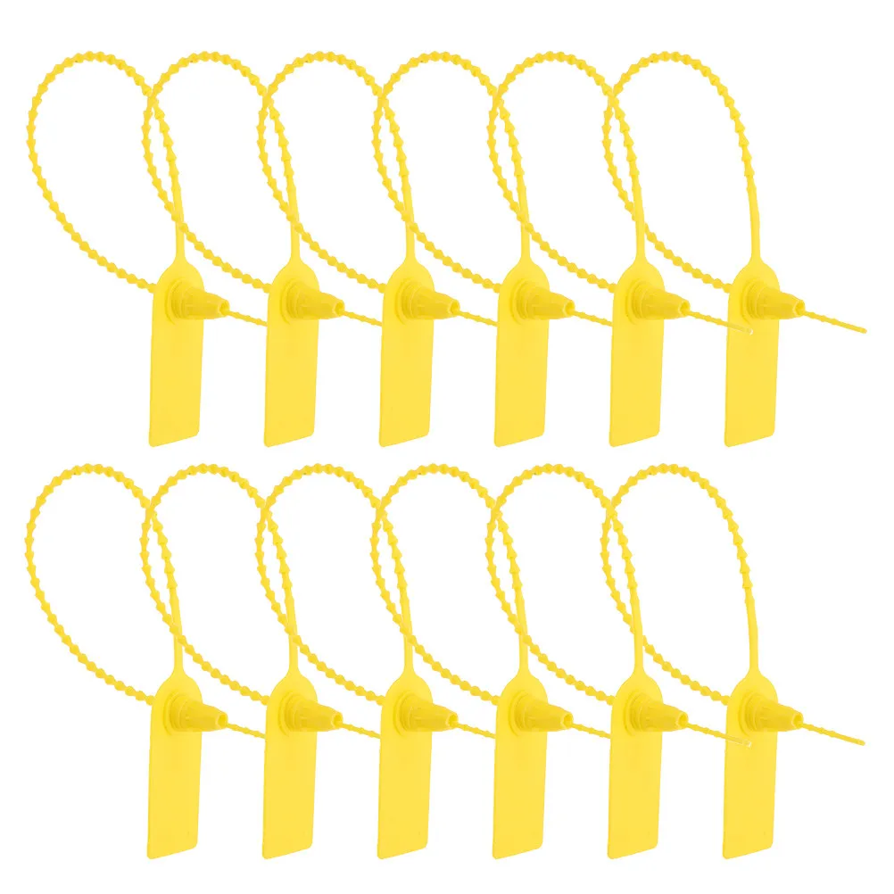 50pcs Waterproof Labels Plastic Shipping Writable Hanging For Logistics Luggage Inventory Cable Tie Reusable Self Locking Seal
