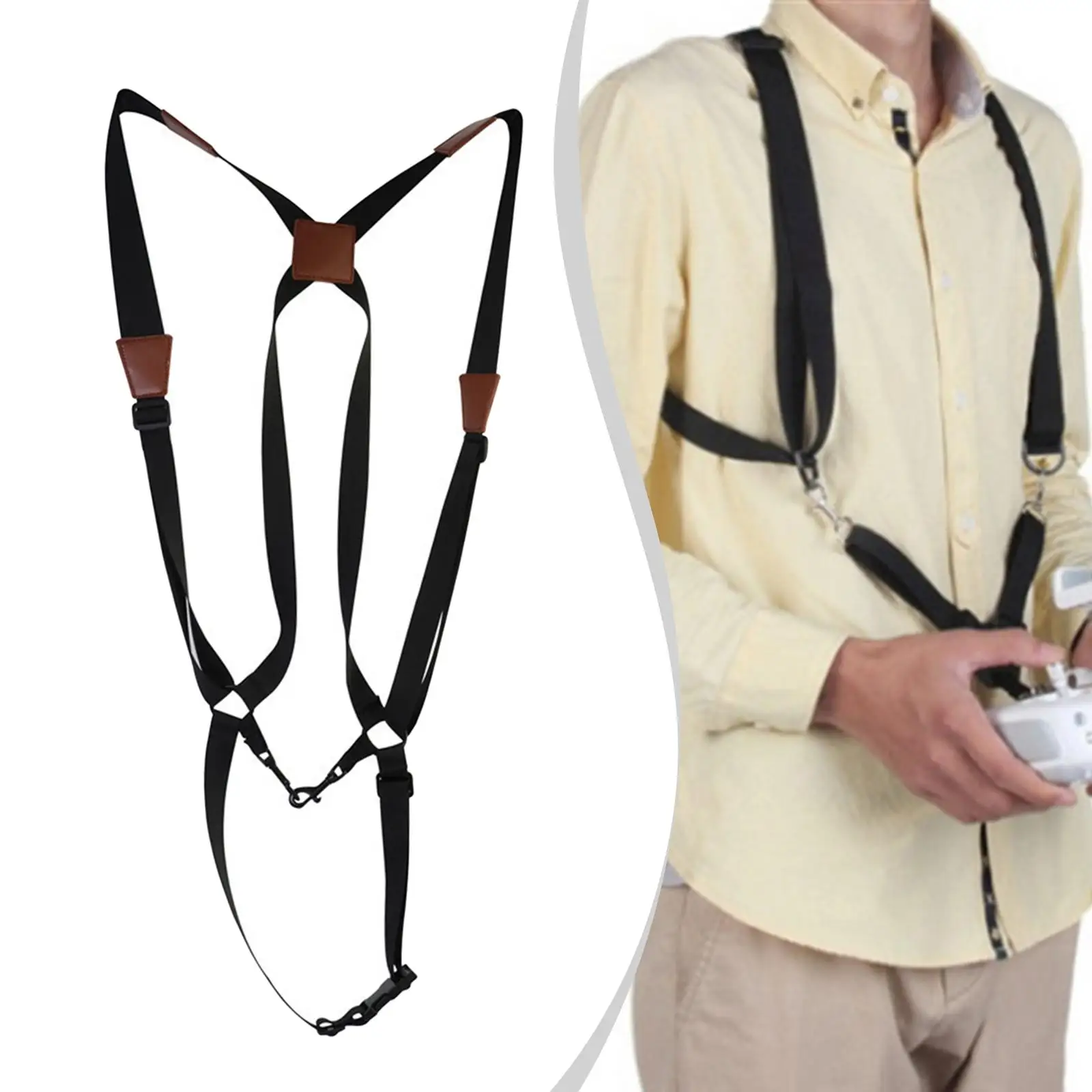 حزام كتف للتحكم في الطائرة بدون طيار، أجزاء متعددة الاستخدامات، حبل مريح قابل للتنفس