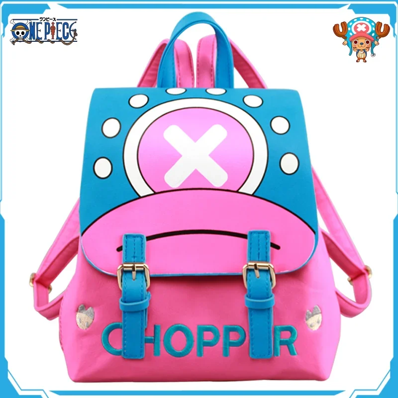 

One Piece Tony Chopper Backpack Student Computer Storage School Bag Children's Travel Sports Outing Package Anime Holiday Gifts