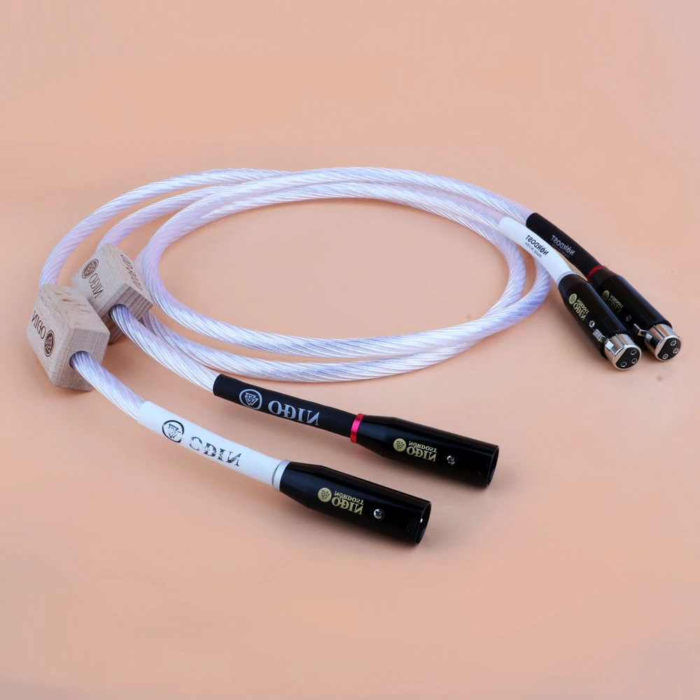 

Nordost Odin XLR Interconnect Cable Superme Reference Audio Hifi Audio Balance Cable Silver Plated XLR Plug WIre Cable