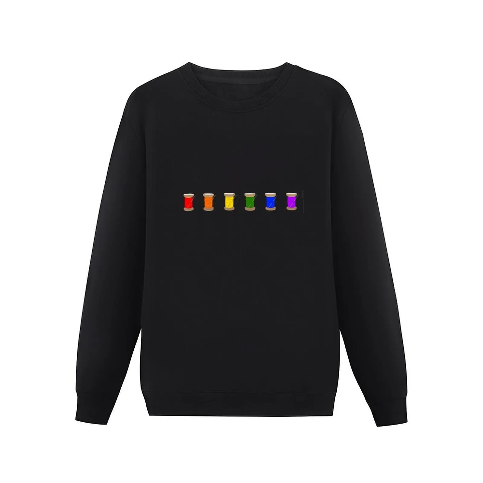 Thread Spool (Rainbow) Pullover Hoodie autumn new products tracksuit new hoodies and sweatshirts