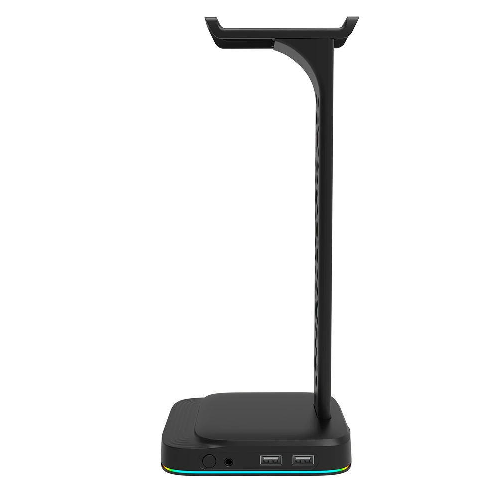 Headset-Ständer Universal-RGB-Kopfhörer halter mit 2 USB-Anschlüssen für Gamer-PC-Gaming-Headset-Desktop-Displayst änder