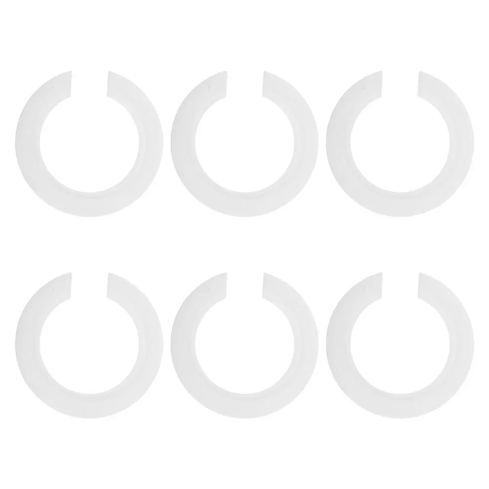

6Pcs Lamp Shade Rings E27 to E14 Plastic Converter Ring Lamp Shade Adapter Replacement Parts Washer Lampshade Reducer Ring