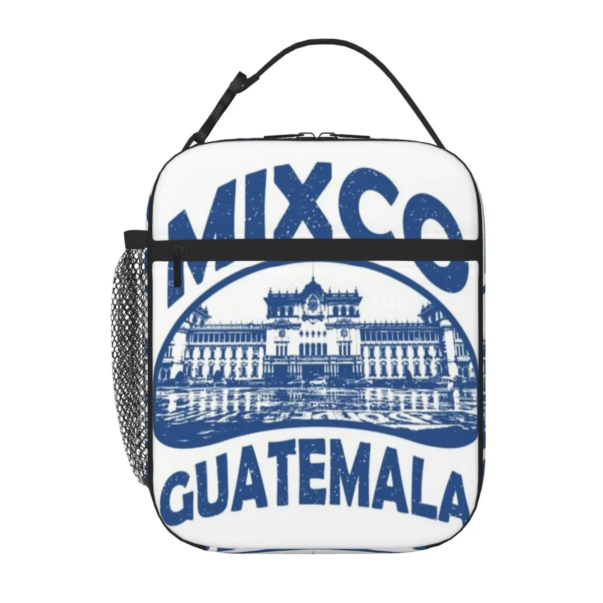 Hot Sale Mixco Guatemala Transparent Detail Student Lunch Bag Business Trip Commuter Lunch Bag
