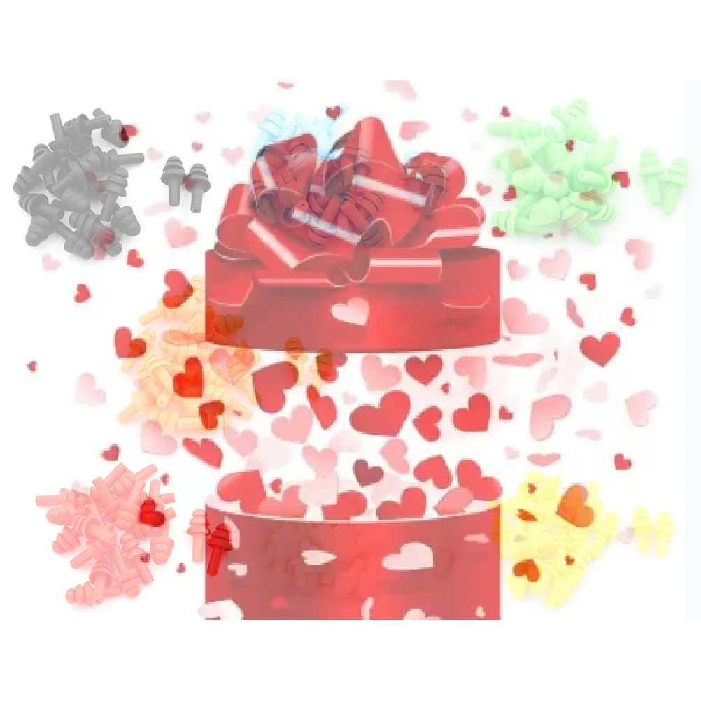 

【OD】20 шт. мягких силиконовых берушей для защиты слуха, водонепроницаемые, для плавания, многоразовые, шумопоглощающие, для сна, защита слуха