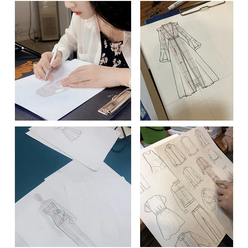Clothing Design Style Drawing Template Ruler Model Fashion Ruler School Aesthetic Sewing Patchwork Rulers Excellent Cool Lines