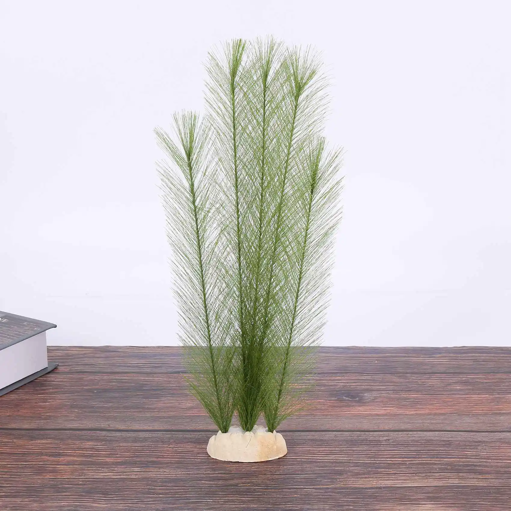 

ABWR-9Pcs Декорации для аквариума, искусственные зеленые водные растения из шелковой ткани и пластика, нетоксичные и безопасные.