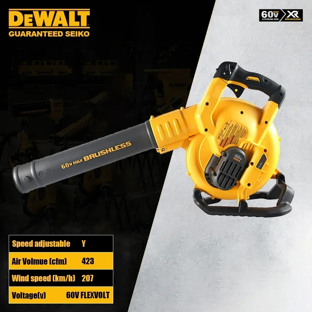 Dewalt DCBL770 Flexvolt 60v Cordless Blower Brushless Heavy Duty 57.5m/s Universal 54v Battery for Workpalce and Garden Cleaning