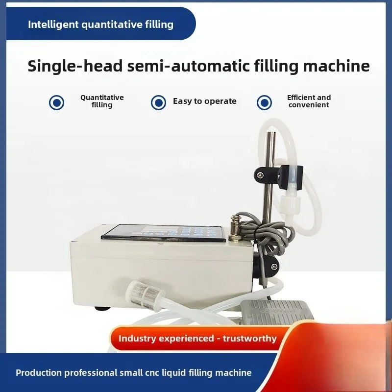 Semi-automatic liquid filling machine Filling machine Single head single hole 3.5L/more per minute