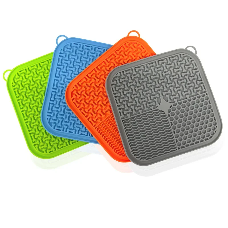 Licking Mat Slow Feeder for Dogs and Cats, Premium Lick Pad with Suction Cups for Dog Anxiety Relief, Slow Feeder Dog Bowls - view 6