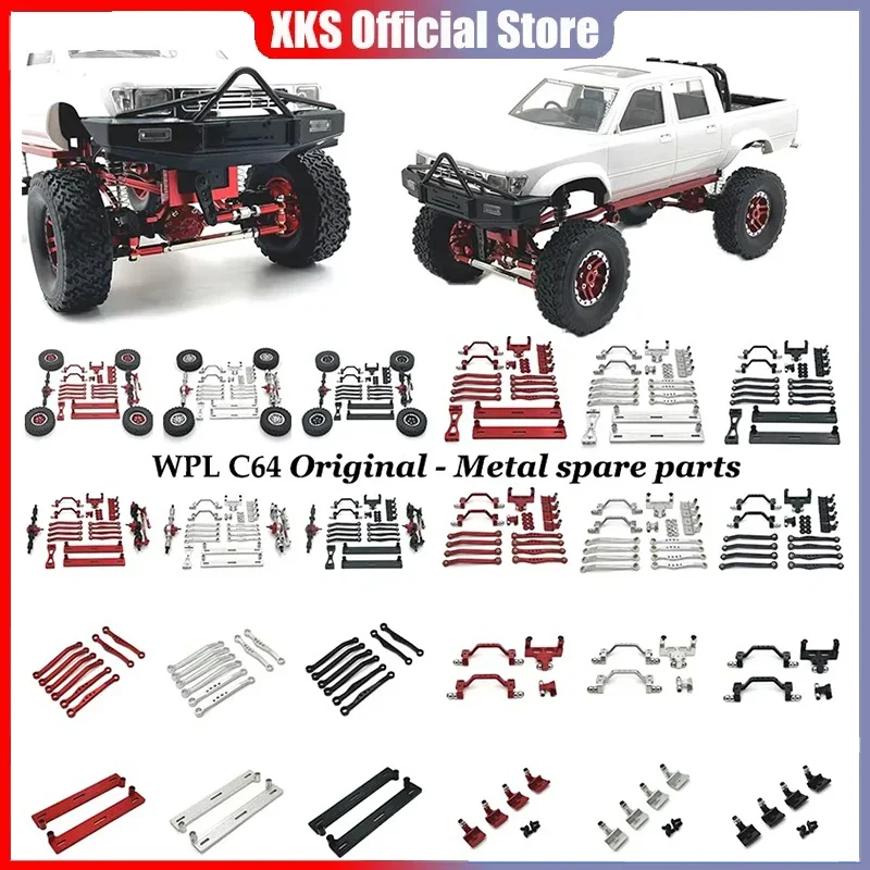 

Pedal Rod Suspension Frame Rudder Base Rod Seat for WPL 1/16 C64 Toyota Hilux RC Crawler Car Metal Upgrade Parts Truck Buggy